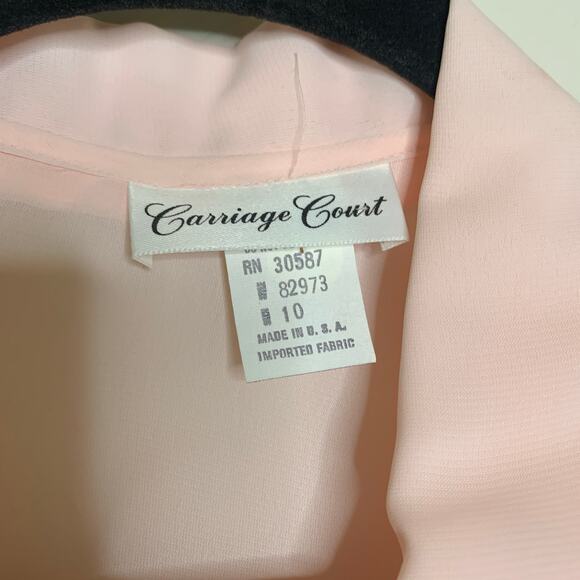 Vintage Pink Short Sleeve Blouse Sz 10 NWT Deadstock - Picture 7 of 9